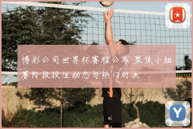 博彩公司世界杯赛程公布 聚焦小组赛阶段投注动态与热门对决